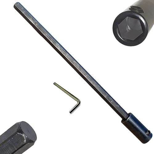 Image of Hole Saw Extension 7-16 Hex 12 inch Long 7/16 Male to Female Use with Any 7/16 or 1/2 in Hex Arbor, If Using Our Carbide Hole Saws for Masonry use Our 7-16 Arbor with a Masonry TCT Pilot Drill