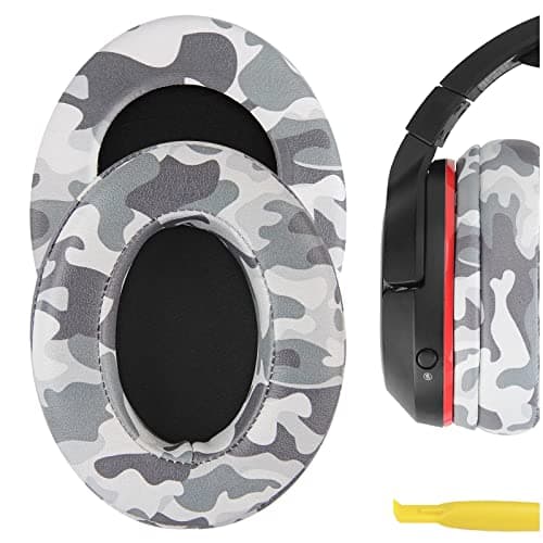 Image of Geekria Extra Thick Replacement Ear Pads Compatible with Turtle Beach Stealth 400, 500X, 700X, 420X, Ear Force XO SEVEN, XP500, PX5, PX4, X42 Headphones, Ear Cushions (Camo)