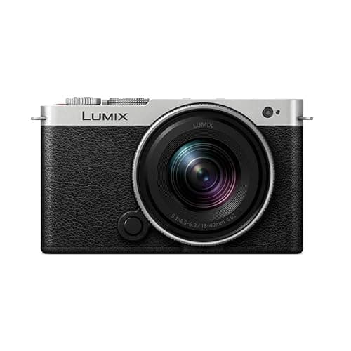 Image of Panasonic Lumix S9 Full Frame Mirrorless Camera, Open Gate Vlogging Camera, Black & Silver with 18-40mm S lens, 24.2MP, 6K /4K Video, 779 Point PDAF, Image Stabilisation, Free-Angle Screen, WiFi