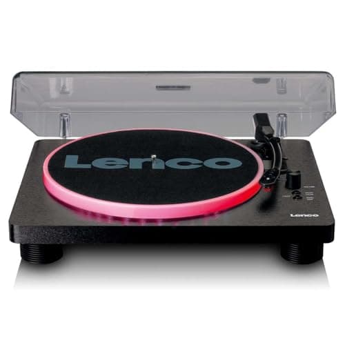Image of Lenco LS-50LEDBK audio turntable Belt-drive audio turntable Black