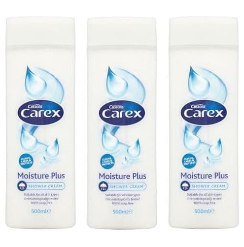 Image of Carex Moisture Plus Shower Cream 500 ml - Pack of 3