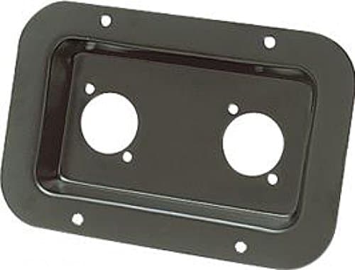 Image of Black Connector Dish for 2x Neutrik D-Series