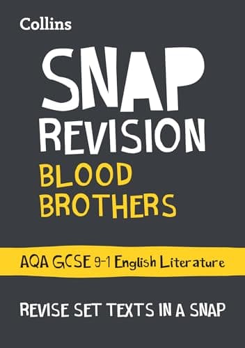Image of Blood Brothers: AQA GCSE 9-1 Grade English Literature Text Guide: Ideal for the 2026 and 2027 exams (Collins GCSE Grade 9-1 SNAP Revision)