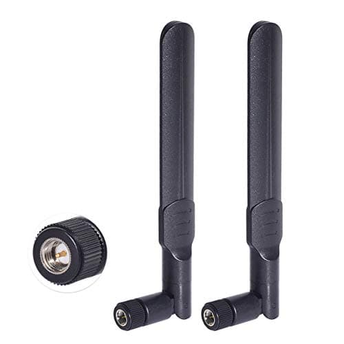 Image of Bingfu WiFi Aerial Dual Band 2.4GHz 5GHz 5.8GHz SMA WiFi Antenna (2-Pack) for Recorder Surveillance Recorder Truck Trailer Rear View Backup Reversing Monitor
