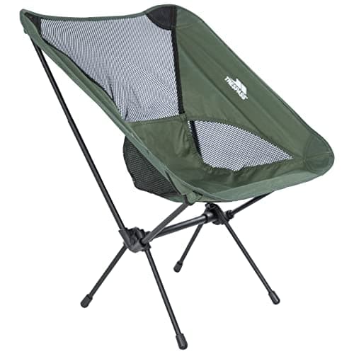 Image of Trespass Folding Chair Lightweight Camping Fishing Steel Frame Carry Bag Perch