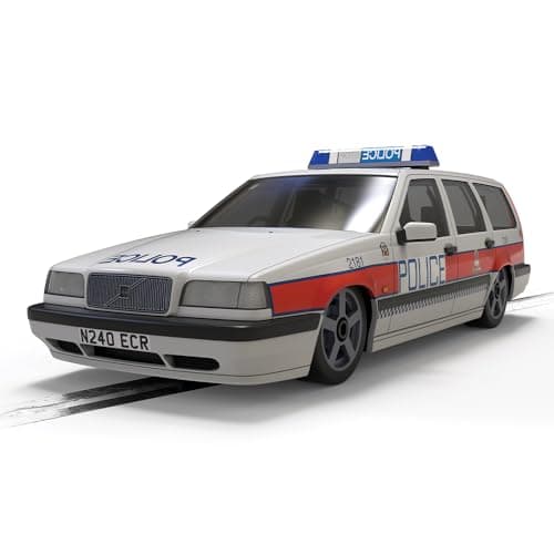 Image of Scalextric C4627 Volvo 850 Estate - Police Edition Slot car racing, White/Orange