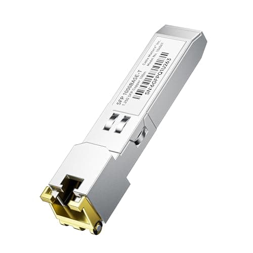 Image of Cable Matters 1000BASE-T Gigabit SFP to RJ45 Copper Ethernet Modular Transceiver for Cisco, Ubiquiti, TP-Link, Huawei, Mikrotik, Netgear, and Supermicro Equipment