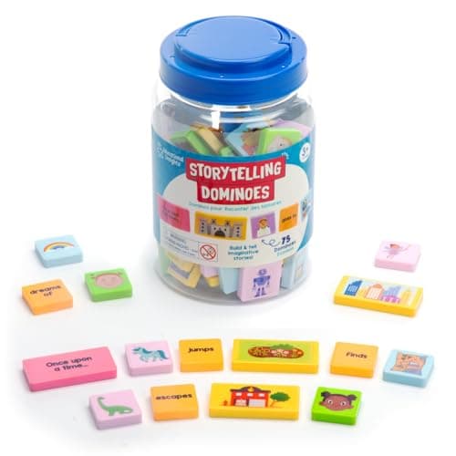 Image of Learning Resources Storytelling Dominoes, Creative Story Prompt Toys & Social Skills Activities, Create Your Own Adventure Sequencing Games, Gifts for Kids Ages 3+