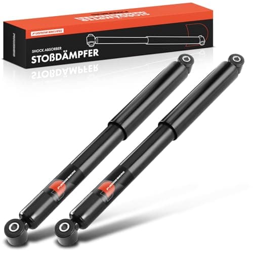 Image of Frankberg 2x Shock Absorber Strut Rear Left Right 587mm Gas pressure Compatible with A.m.a.r.o.k 2HA 2HB AGD S1B S6B S7A S7B Replace# 2H0513029J, 2H0513029H