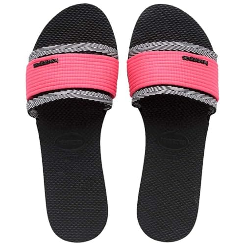 Image of Havaianas Hav. You Trancoso Premium Black 33 Flip Flops Black 1-2 UK