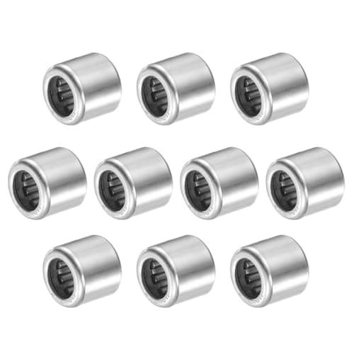 Image of METALLIXITY HK0609 Needle Roller Bearings 6mm x 10mm x 9mm 10 Packs, Chromium Steel Open End Thrust Bearing - for Industrial Machinery and Equipment