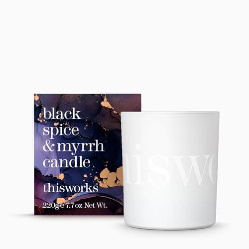 Image of This Works Black Spice & Myrrh Candle, 220 gm - Hand Poured and Blended with Essential Oils - Warming and Aromatic