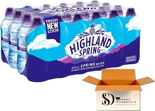 Image of High land Spring Still Mineral Water, 330ml (Pack of 24)