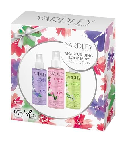 Image of Yardley Traditional Fragrance Mist Trio Set 3x50ml - Christmas Gift - Gift for Her - Birthdays