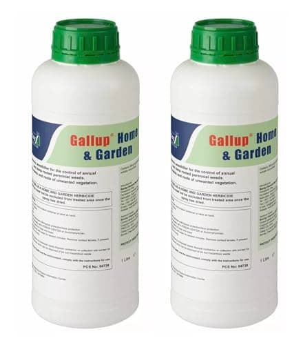 Image of Super Strength Glyphosate Home & Garden 1L Powerful Weed Killer (x2 bottles)