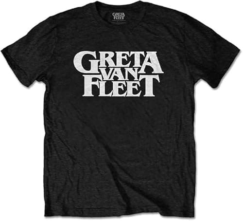 Image of Greta Van Fleet 'Logo' (Black) T-Shirt (Medium)