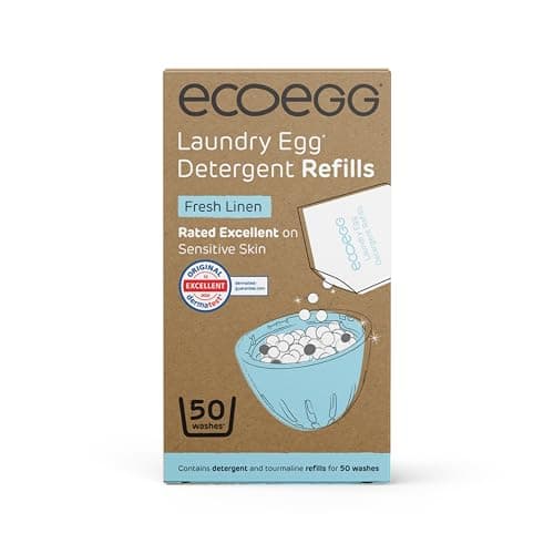 Image of Ecoegg Laundry Egg Refills Detergent and Fabric Softener Replacement (Fresh Linen)