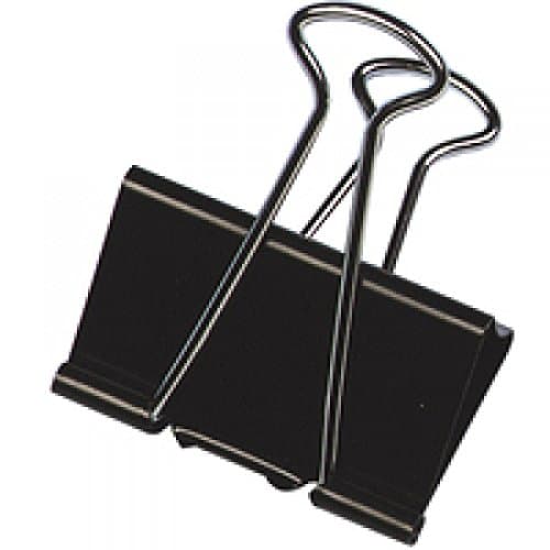 Image of Q-Connect Foldback Clip 32mm Black (Pack of 10) KF01284