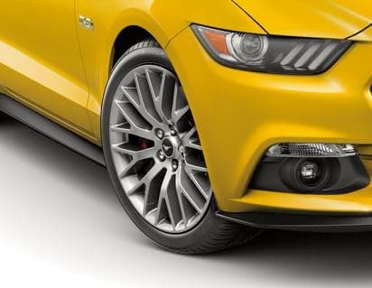 Image of Ford Genuine Mustang 19" Alloy Wheel Front 10 Spoke Y Luster Nickel 15-2117753