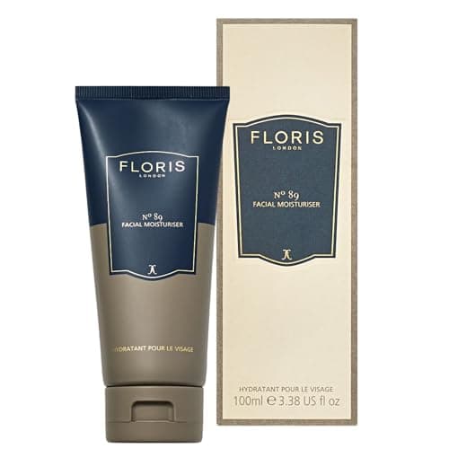 Image of Floris London No. 89 Moisturiser (100 ml) | Enhanced with Orange, Bergamot, Lavender & Neroli | Lightweight Formula | Enriched with Borage & Rapeseed Oil to Soothe Skin | Classic Cologne Scent