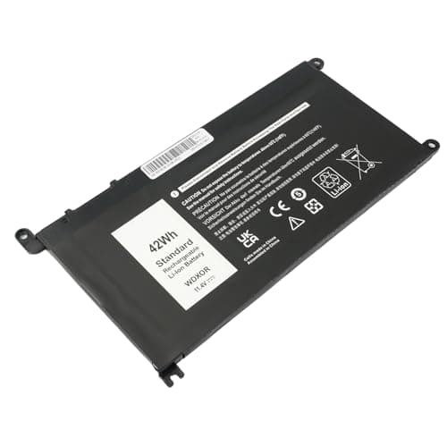 Image of Oyomba WDXOR WDX0R Laptop Battery for Dell Latitude 3480 3580 3189 3379, Inspiron15 5565 5567 5568 5578 5579,7560 7570 7573 7579, Vostro 5468 5568 3CRH3 T2JX4 FC92N【11.4V/42Wh/3684mAh】