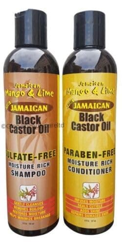 Image of JAMAICAN MANGO & LIME BLACK CASTOR SHAMPOO SULPHATE FREE & CONDITIONER BPARABEN FREE UNDLE
