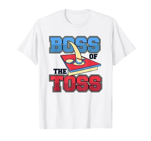 Image of Boss Of The Toss Game Boards Bean Bag Professional Cornhole T-Shirt