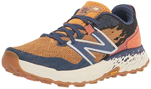 Image of New Balance Women's Fresh Foam X Hierro V7 GTX Trail Running Shoe, Golden Hour/Moon Shadow/Red Clay, 5.5 UK Wide