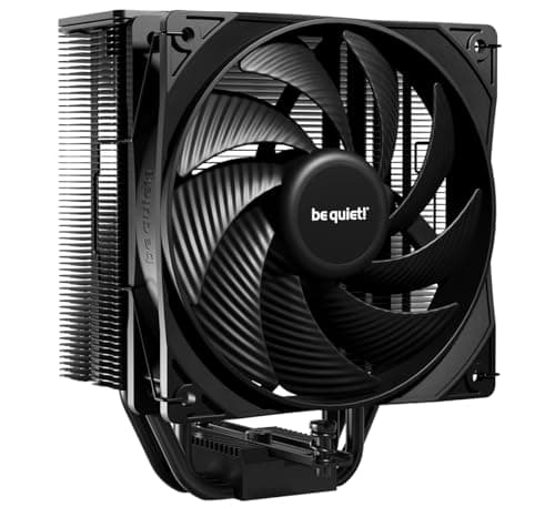 Image of be quiet! Pure Rock 3 Black air cooler, very high cooling capacity, 4 high-performance 6mm heat pipes with HDT technology, Pure Wings 3 120mm PWM fan, elegant looks in an all-black design