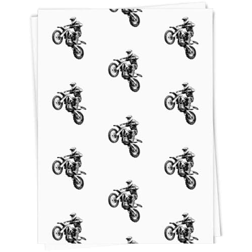 Image of Azeeda 5 x A1 'Dirt Bike Jump' Gift Wrap/Wrapping Paper Sheets (GI00098423)