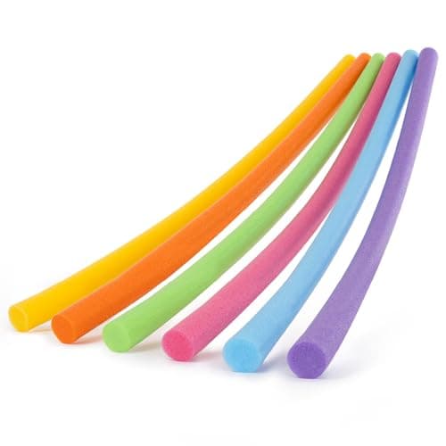 Image of SPLASH! Swimming Pool Noodles – 2-Pack Swimming Noodle with Strong & Flexible Foam - Suitable for Adults and Children - Strong and Lightweight Pool Noodle Float (Pink)