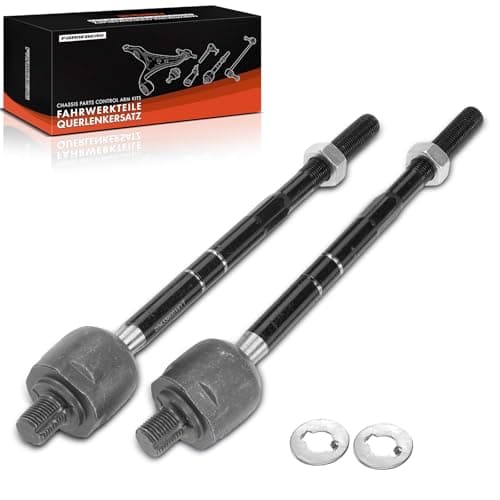 Image of Frankberg 2x Tie Rod End Track Rod End Front Axle Left Right Compatible with C-Class W204 C204 S204 1.6L-6.2L 2007-2014 E-Class A207 C207 1.8L-5.5L 2010-2016 Replace# 2043380415