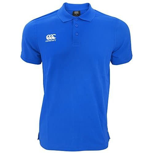 Image of Canterbury Mens Waimak Short Sleeve Pique Polo Shirt (XL) (Royal)