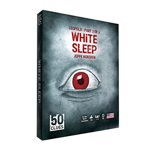 Image of 50 Clues | 50 Clues - Part 2: White Sleep | Puzzle Escape Game | Ages 16+ | 1-5 Players | 90 Minutes Playing Time
