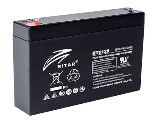 Image of Ritar 6V-12ah Battery - Toy Cars/Ride On Toys, Injusa Peg Perigo Etc