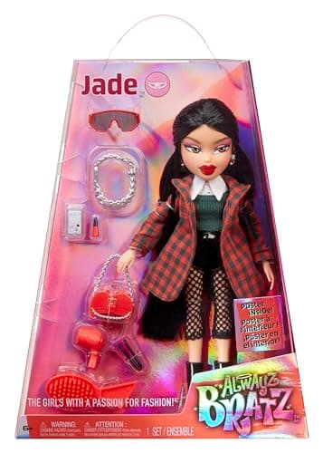 Image of Bratz Alwayz Fashion Doll - Jade - With 10 Accessories and Poster - Kids Toy - Great for Ages 6 and Older
