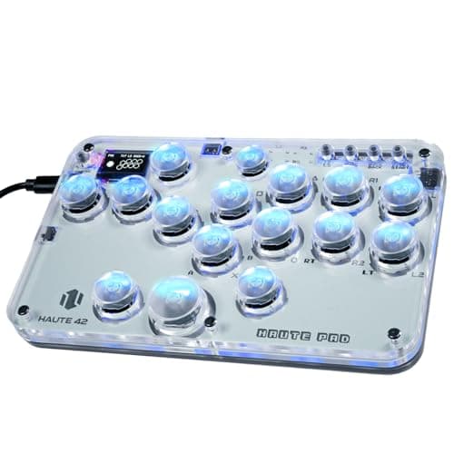 Image of Sehawei Haute42 Arcade Stick 16Keys All-Button Gamerfinger with Custom RGB & Turbo Functions,Arcade Controller Street Fight for PC/Ps3/Ps4/Switch/Steam Game Keyboard-Supports Hot Swap & SOCD