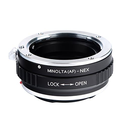 Image of K&F CONCEPT Lens Mount Adapter Compatible for Sony Alpha Minolta AF A-Type Lens to NEX E-Mount Mirrorless Camera