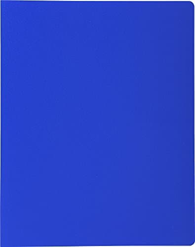 Image of Exacompta - Ref. 88210E - Box of 10 OPAK document protectors - 20 smooth crystal pockets - 40 views - for format 17 x 22 cm - size 18 x 23 cm - semi-rigid polypro cover - 8 assorted colors