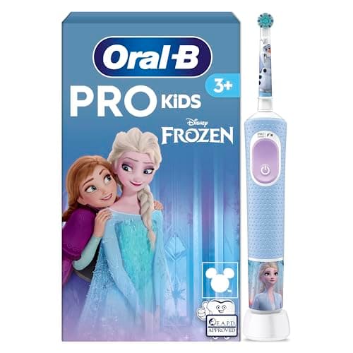 Image of Oral-B Pro Kids Electric Toothbrush, 1 Handle Featuring Frozen, 1 Toothbrush Head, Designed By Braun, For Ages 3+