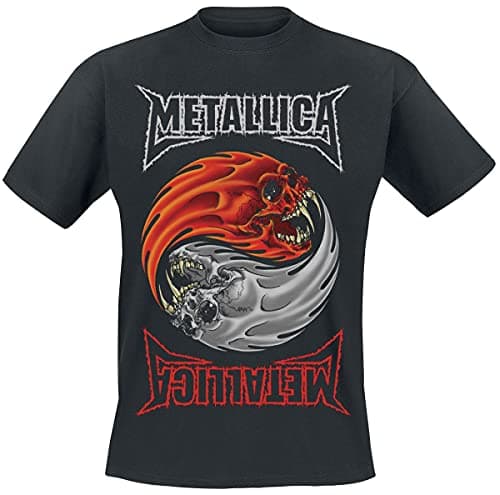 Image of Metallica Yin Yang Men T-Shirt Black L, 100% Cotton, Regular