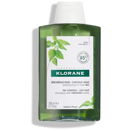 Image of Klorane - Oil Control Shampoo with ORGANIC Nettle - Oily Hair, 1 x 200ml bottle