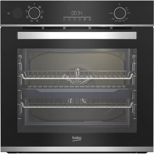 Image of BEKO AeroPerfect RecycledNet BBIS25300XC Built In Electric Single Oven with added Steam Function - Stainless Steel - A Rated