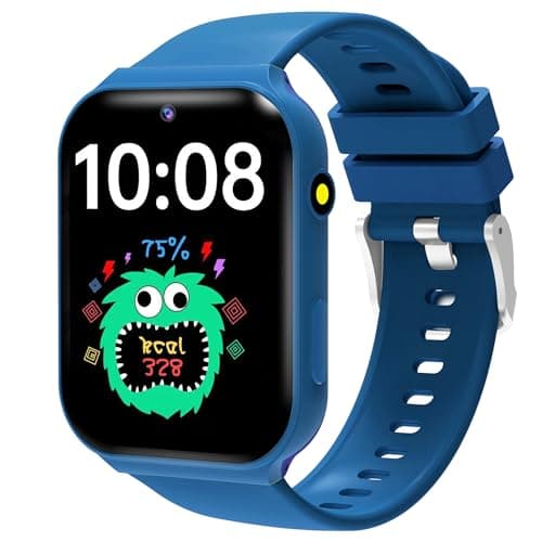 Image of Kids Smart Watch for Girls Boys, Smart Watch for Kids Fitness Tracker Watches with 1.83 Inch 18 Games Camera Step Counter Alarm Clock Sleep Monitoring Waterproof Christmas Birthday Gifts for Children