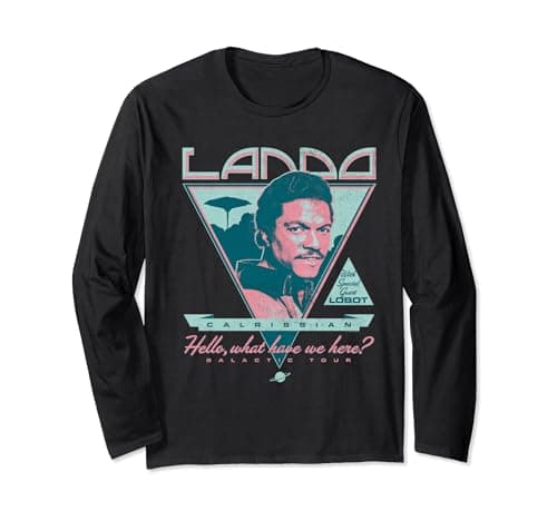 Image of Star Wars Rock Poster Lando Long Sleeve T-Shirt