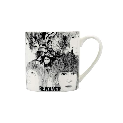 Image of Half Moon Bay | The Beatles | Revolver Album Cover | White Ceramic Coffee Mug | Official Merchandise | Workshop, Garage & Record Desk Companion | Father’s Day 2026 Gift for Dad