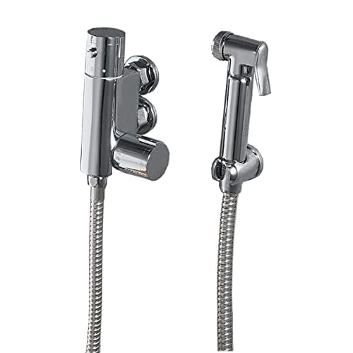 Image of Thermostatic Douche Bidet Handheld Spray for Toilet Personal Hygiene Muslim Shower Set,Stainless Steel Hose, Brass Valve