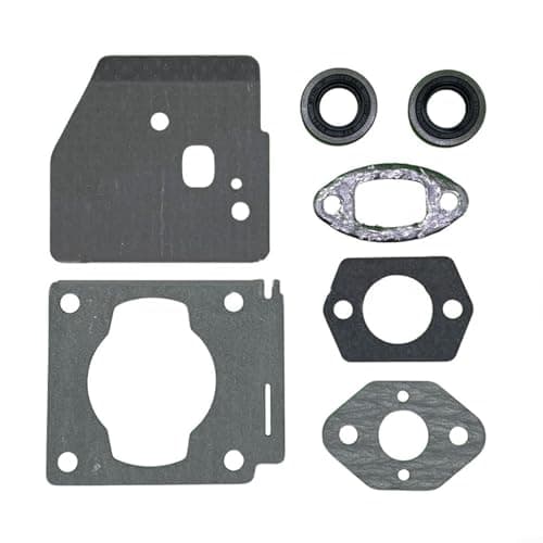 Image of SMZhomeone 5-Piece Gasket Seal Set for HS81R HS82R HS86R HS87R Hedge Trimmers, High-Temp for CARB Exhaust Crank Seals Kit for Garden Yard Maintenance