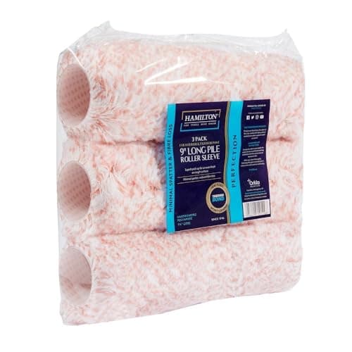 Image of 3 x 9" Hamilton Perfection Long Pile Paint Roller Sleeves (1291203-90)