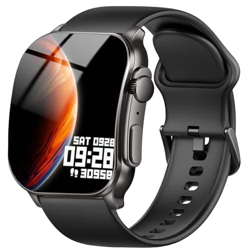 Image of Smart Watch for Men Women Answer/Make Call, 2.01" AMOLED Curved Screen Fitness Watch with 110+ Sport Modes, 2026 Smartwatch with Heart Rate/Sleep/Stress Monitor, IP68 Activity Tracker for Android iOS